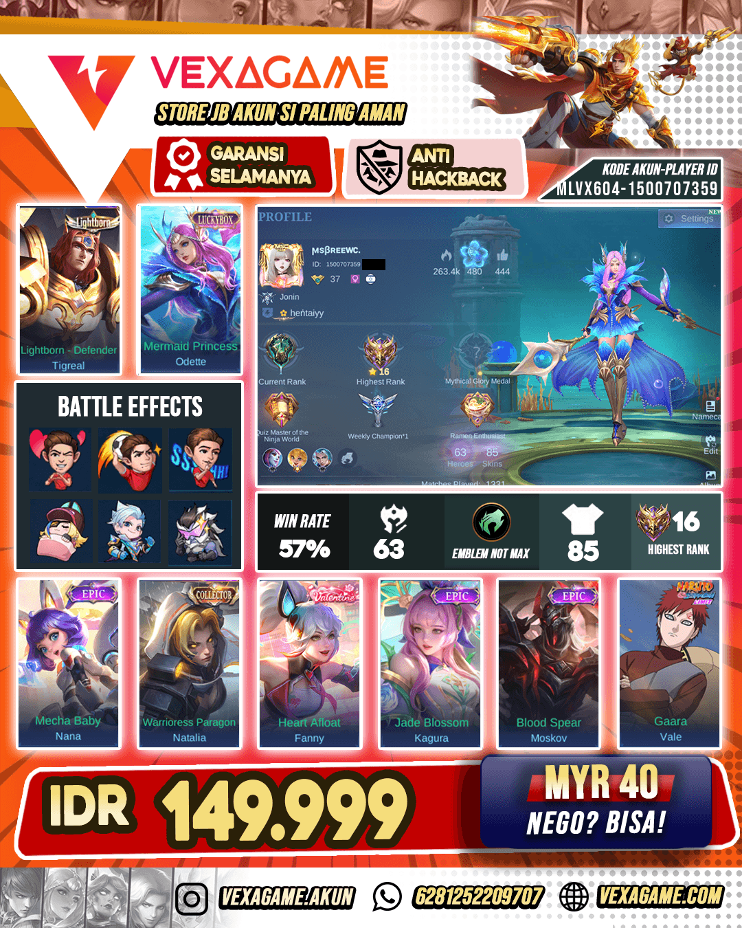 Odette Lucky Box X Fanny Valentine