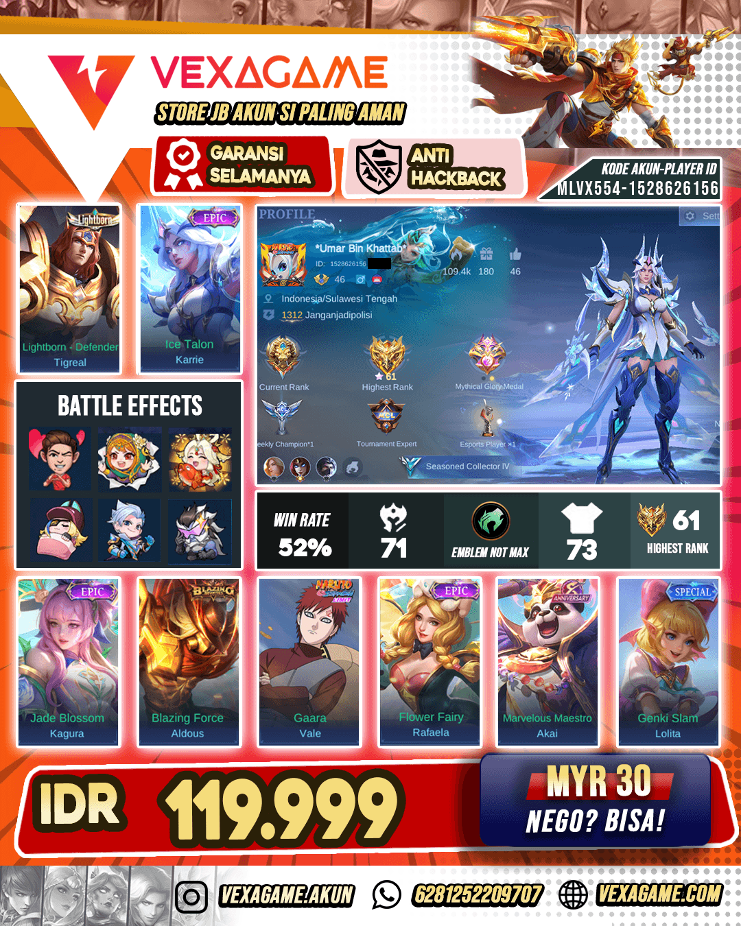 Karrie Epic Murah