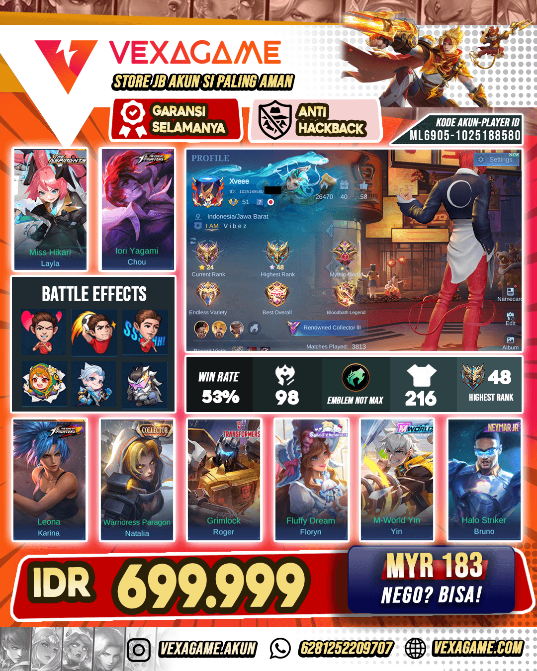 Chou KOF X Layla Asphirant