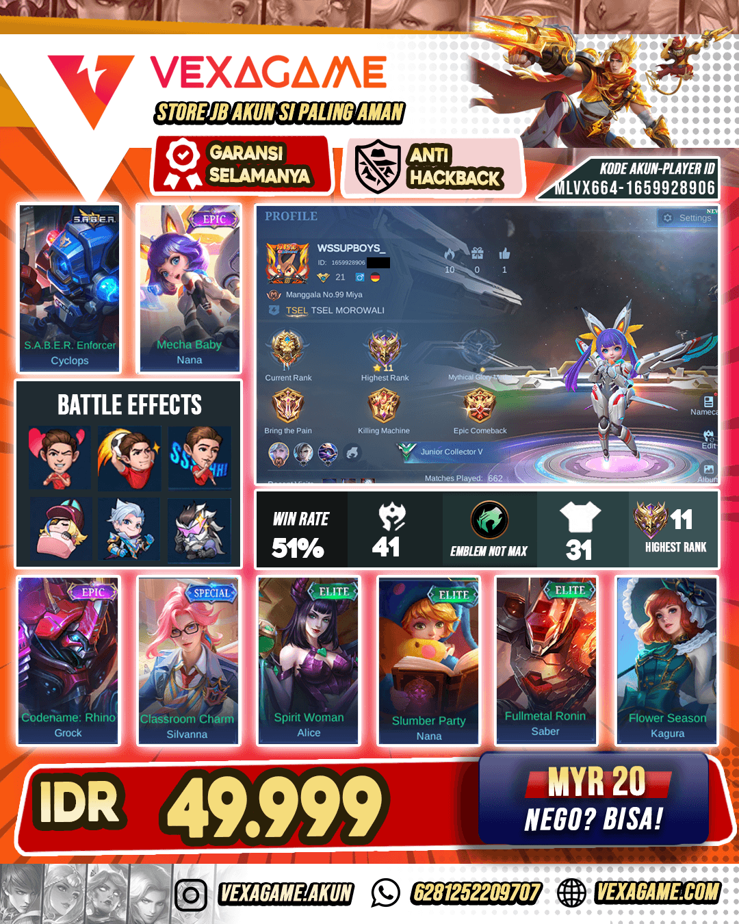 Nana Epic Murah