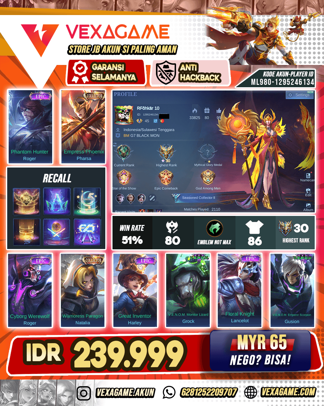 Parsha Collector Murah