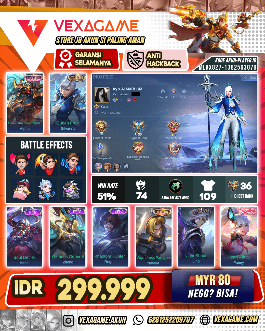 Silvana CC X Alpha Lucky Box Murah