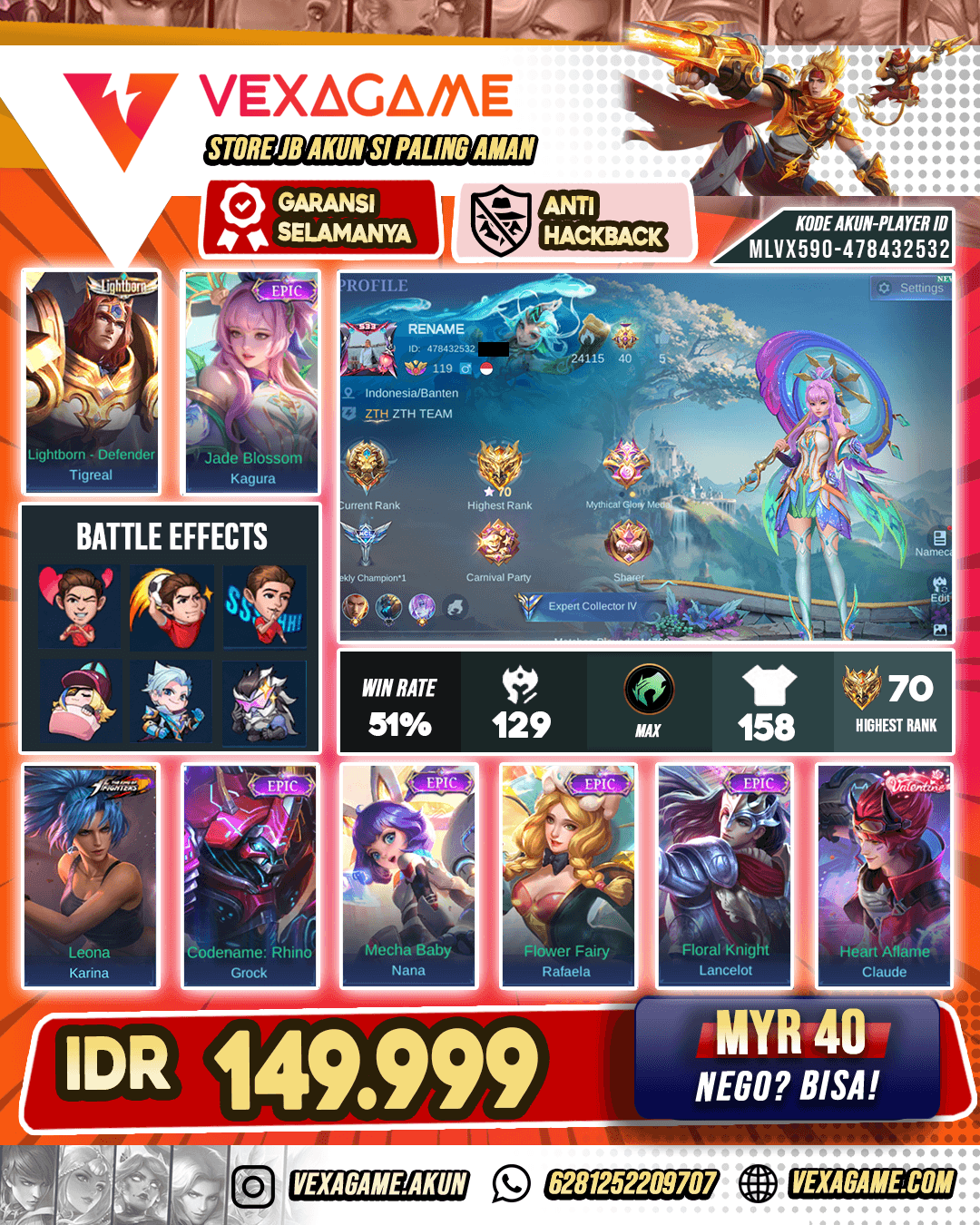 Kagura Epic X Karina KoF Ex Glory
