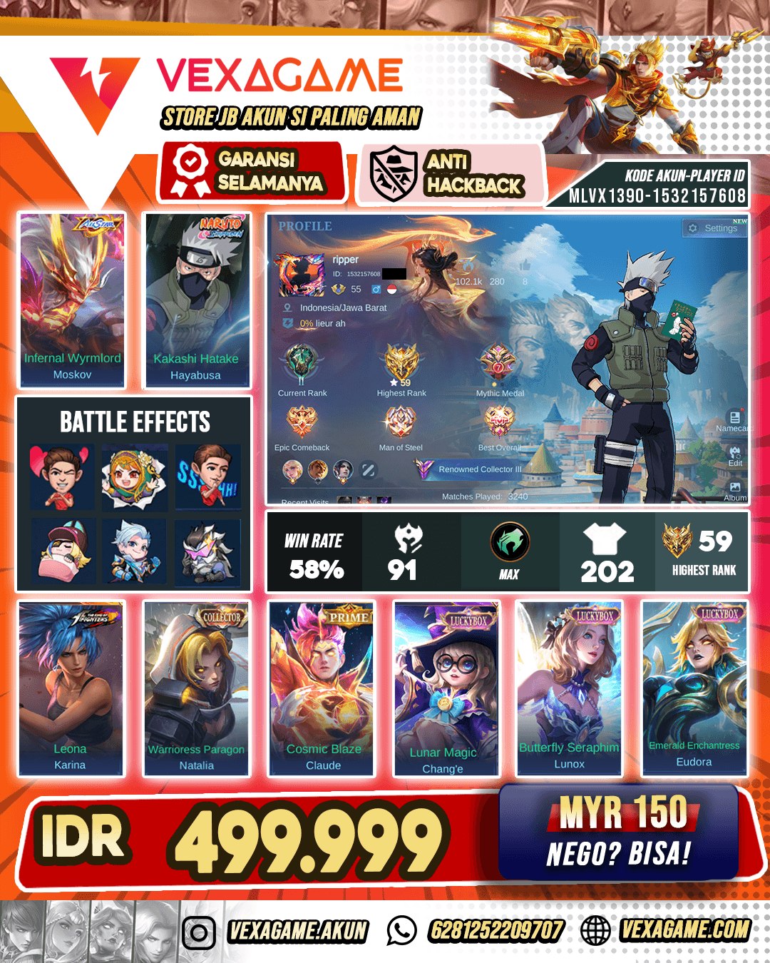 Hayabusa Sasuke | Moskov Allstar