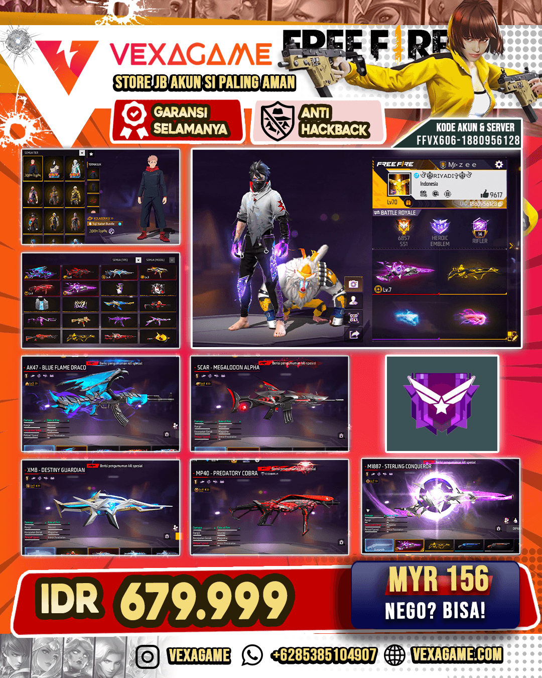 EVO 6 | SG EVO MAX | SG SOLAR |  FINAL SHOOT TOTAL ECLI | EMOT KLEDATANGAN  HERE COMER TROUBEL  &  GOLDEN HEIST | VAULT 250++