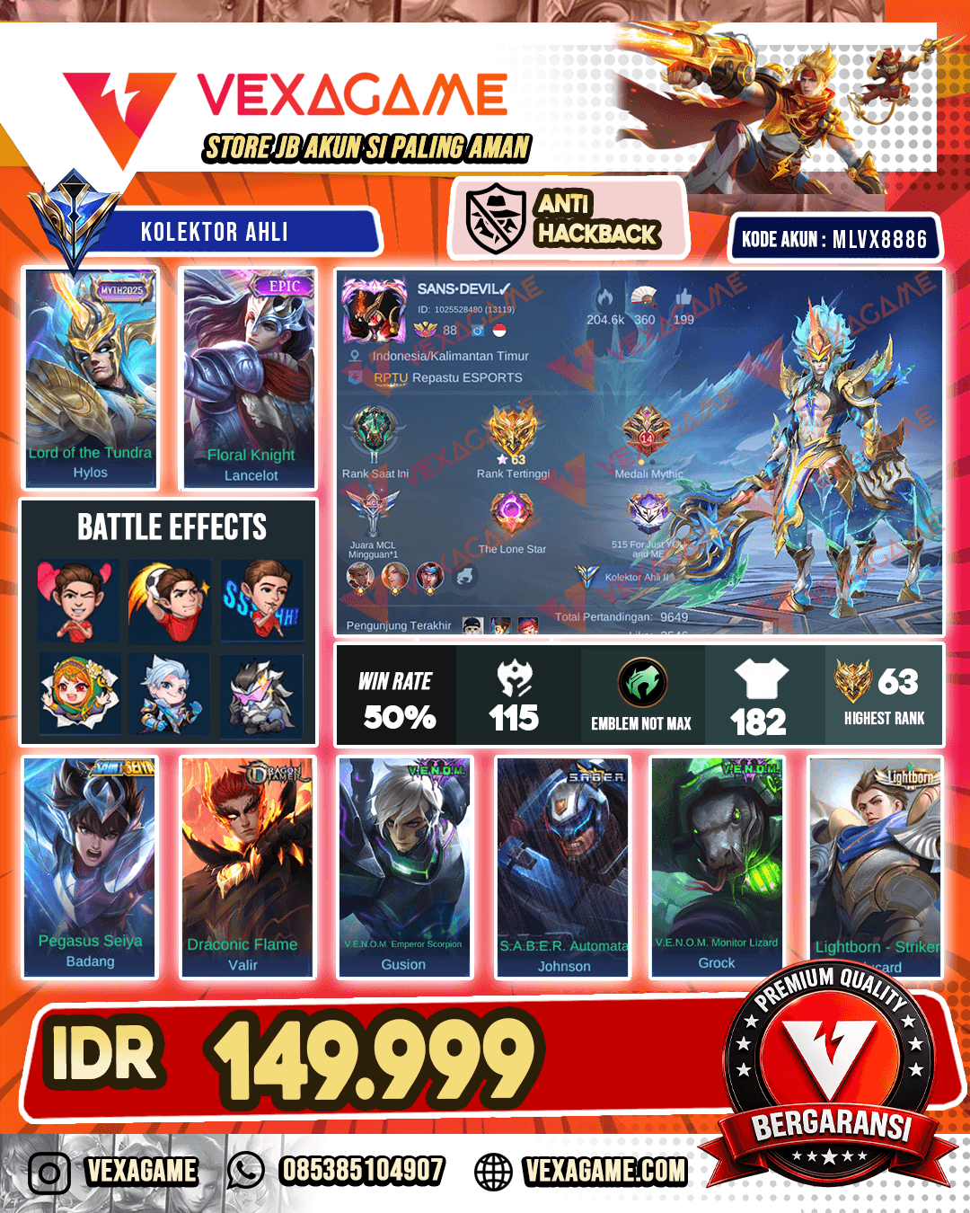 Hylos MYTH | Lancelot Epic