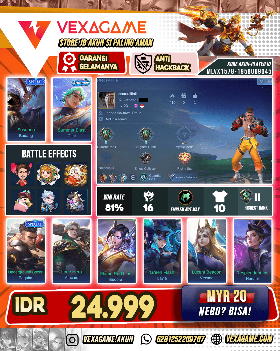 Akun Super Murah