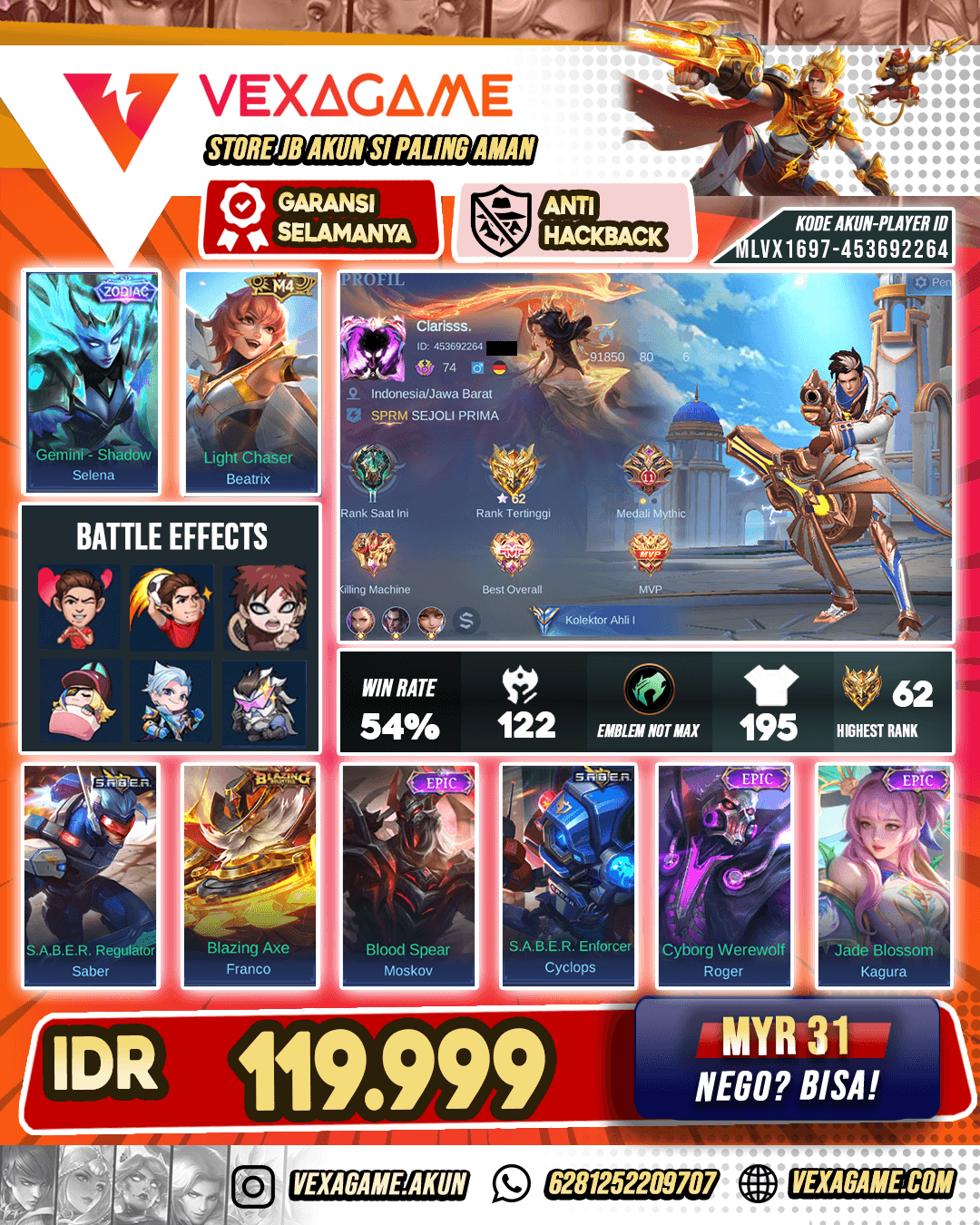 Selena Zodiac X Beatrix M4