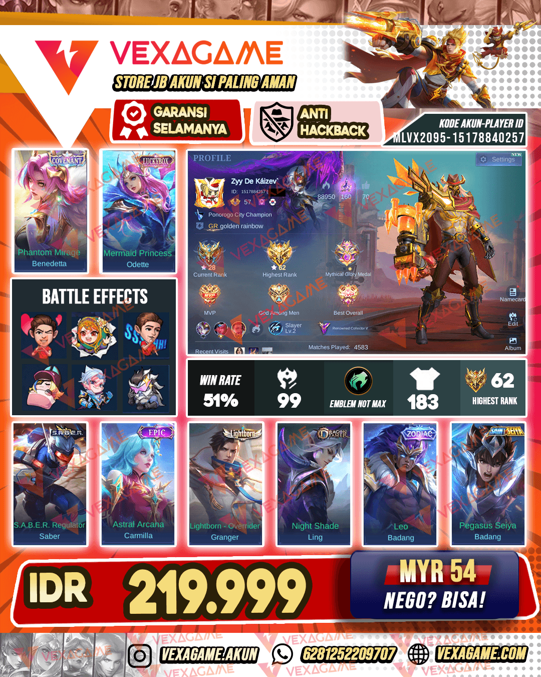 Benedetta Covenant X Odette Luckybox