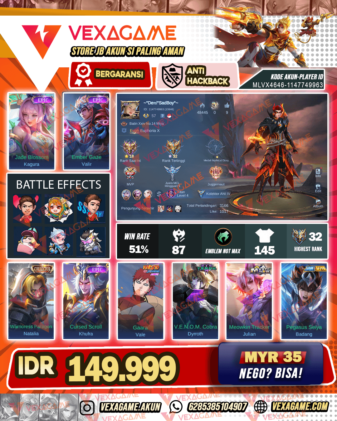 Kagura Epic X Valir Epic