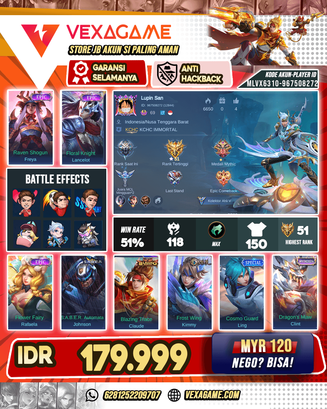 Freya Epic | YSS Epic  | Recal TLPH | Emblem MAX