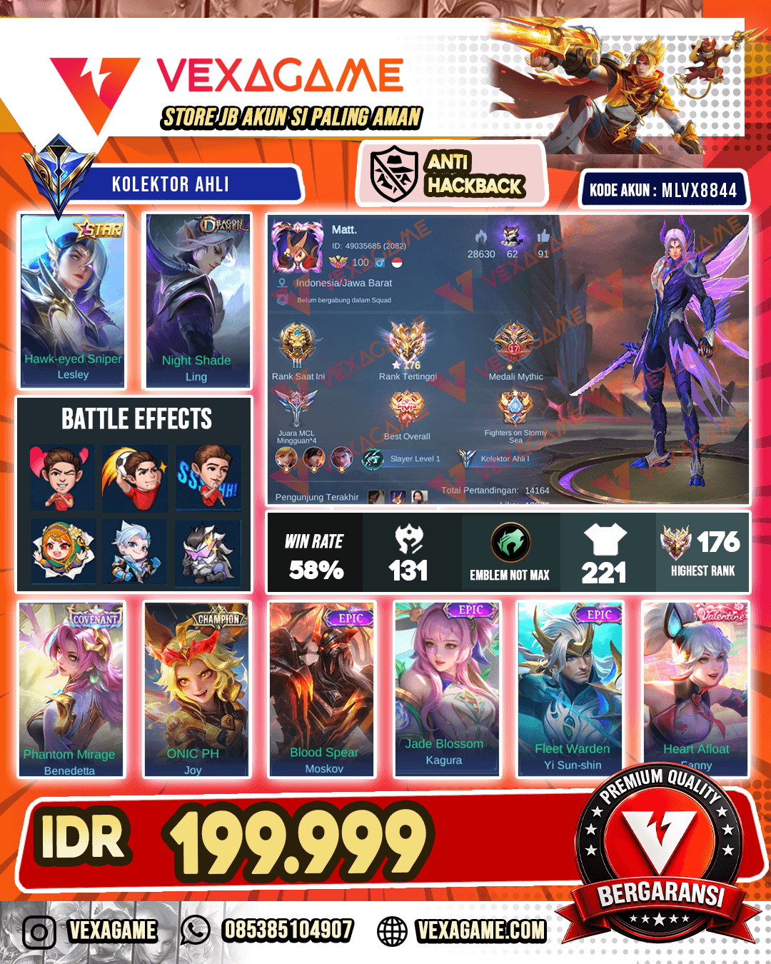 Ling Dragon Tamer | Lesley Annual Star | Ex Immo