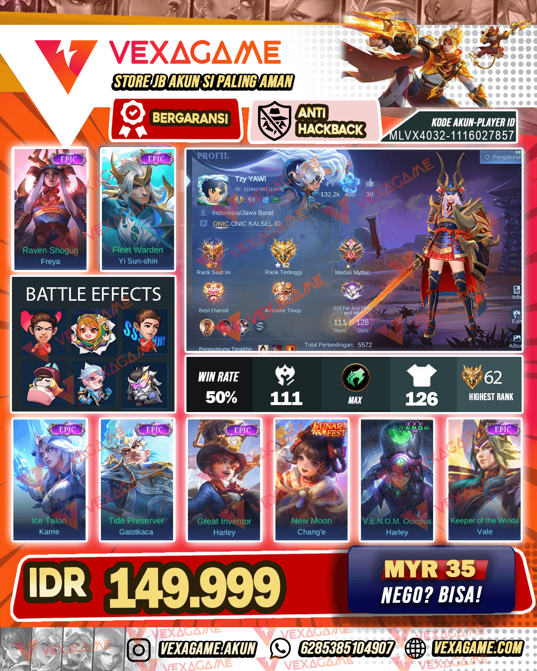 Freya Epic | Yss Epic