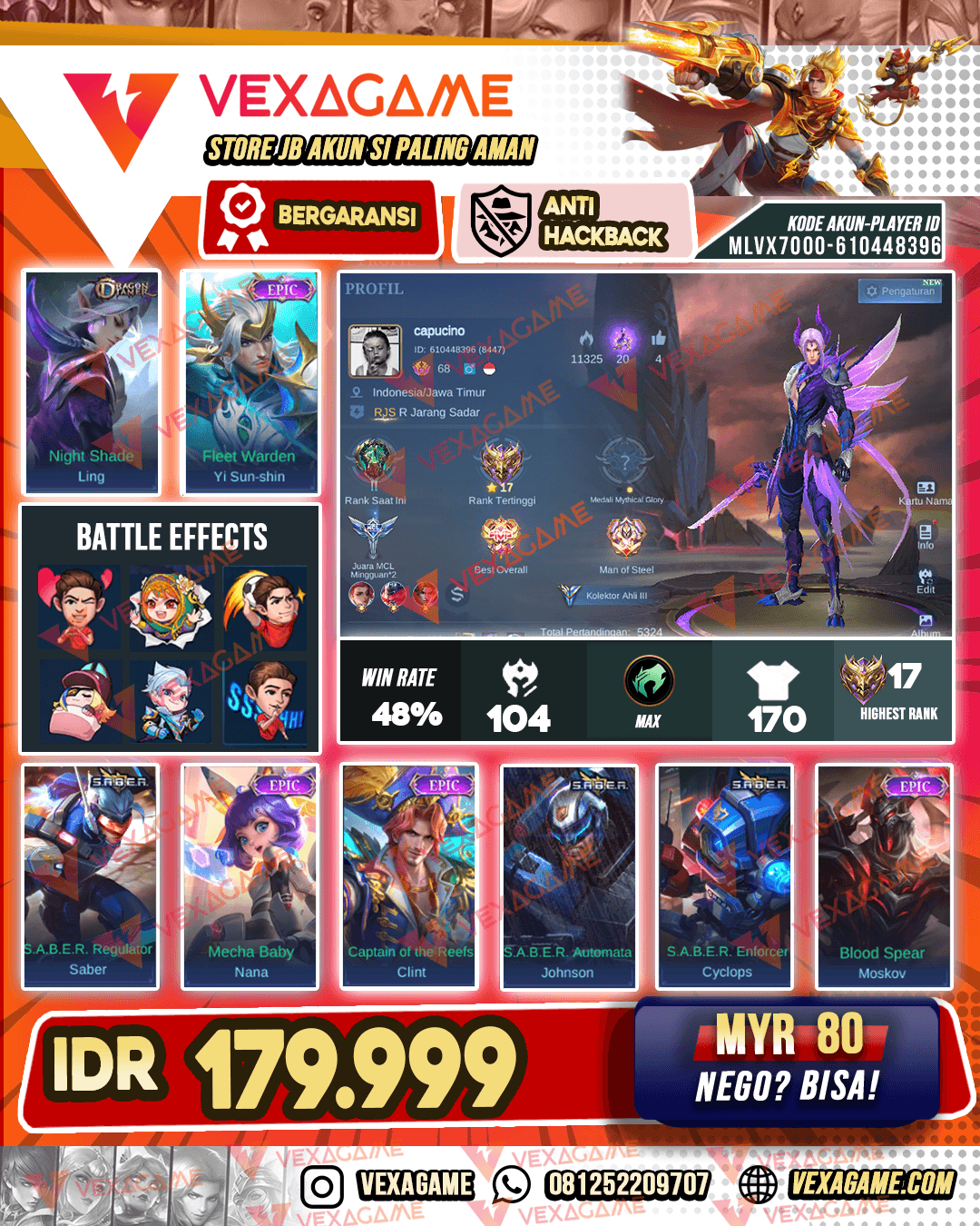 Ling Dragon Tamer | Yss Epic | Emblem MAX  | Recal Fire Crown