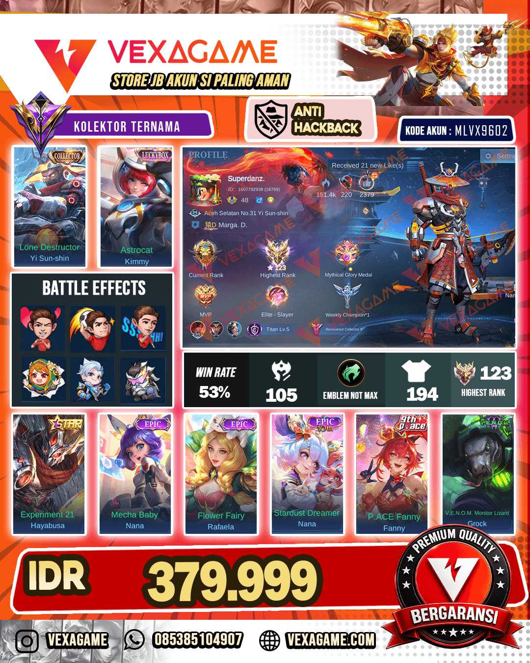 Yss Collector | Kimmy Luckybox | Ex Immo