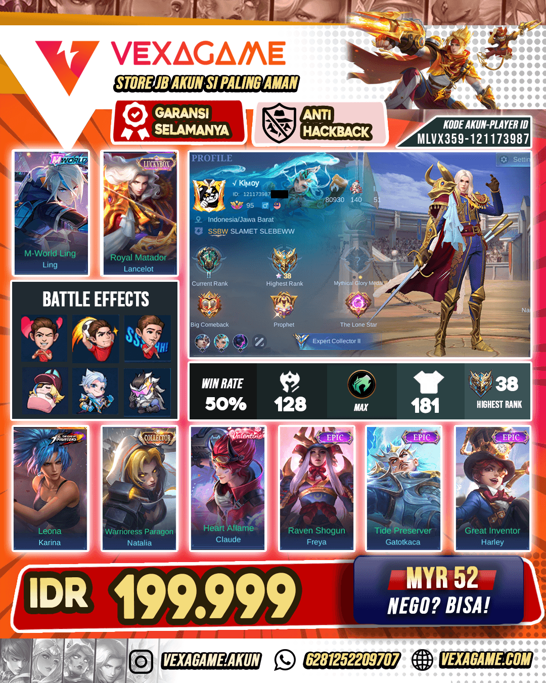Lancelot Luckybox X Ling Mworld