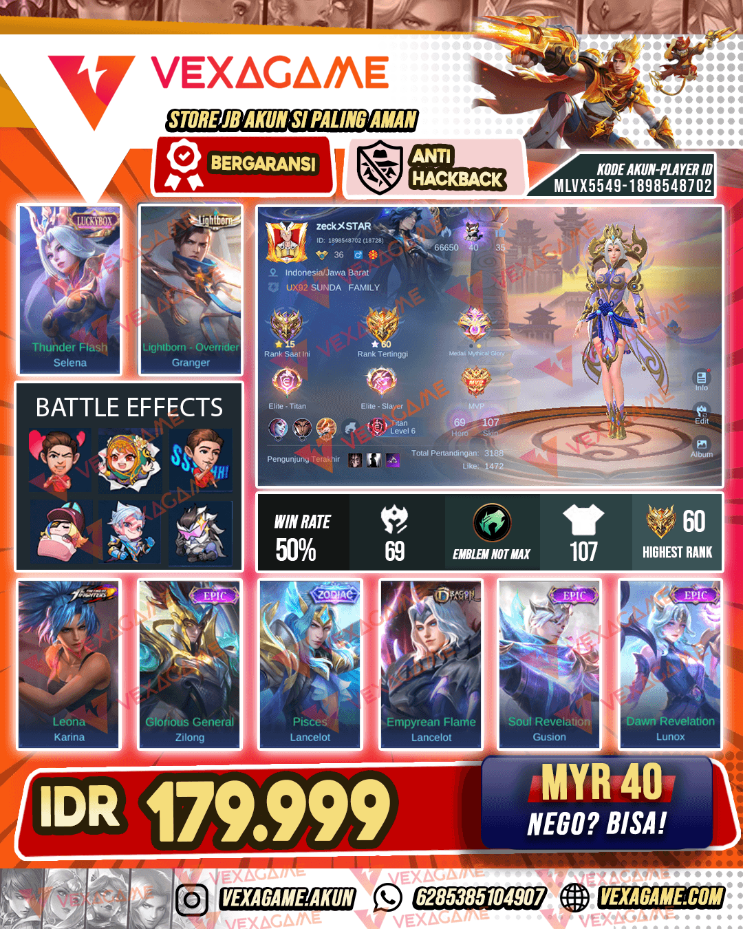 Selena Lucky Box | Granger Lightborn