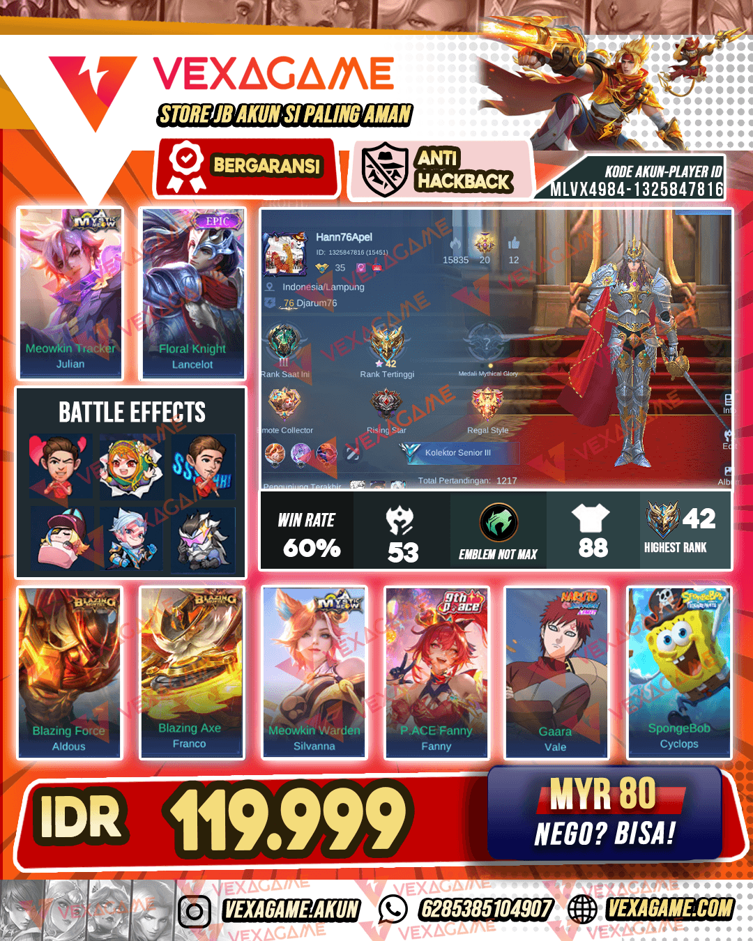 Lancelot Epic | Julian Meow