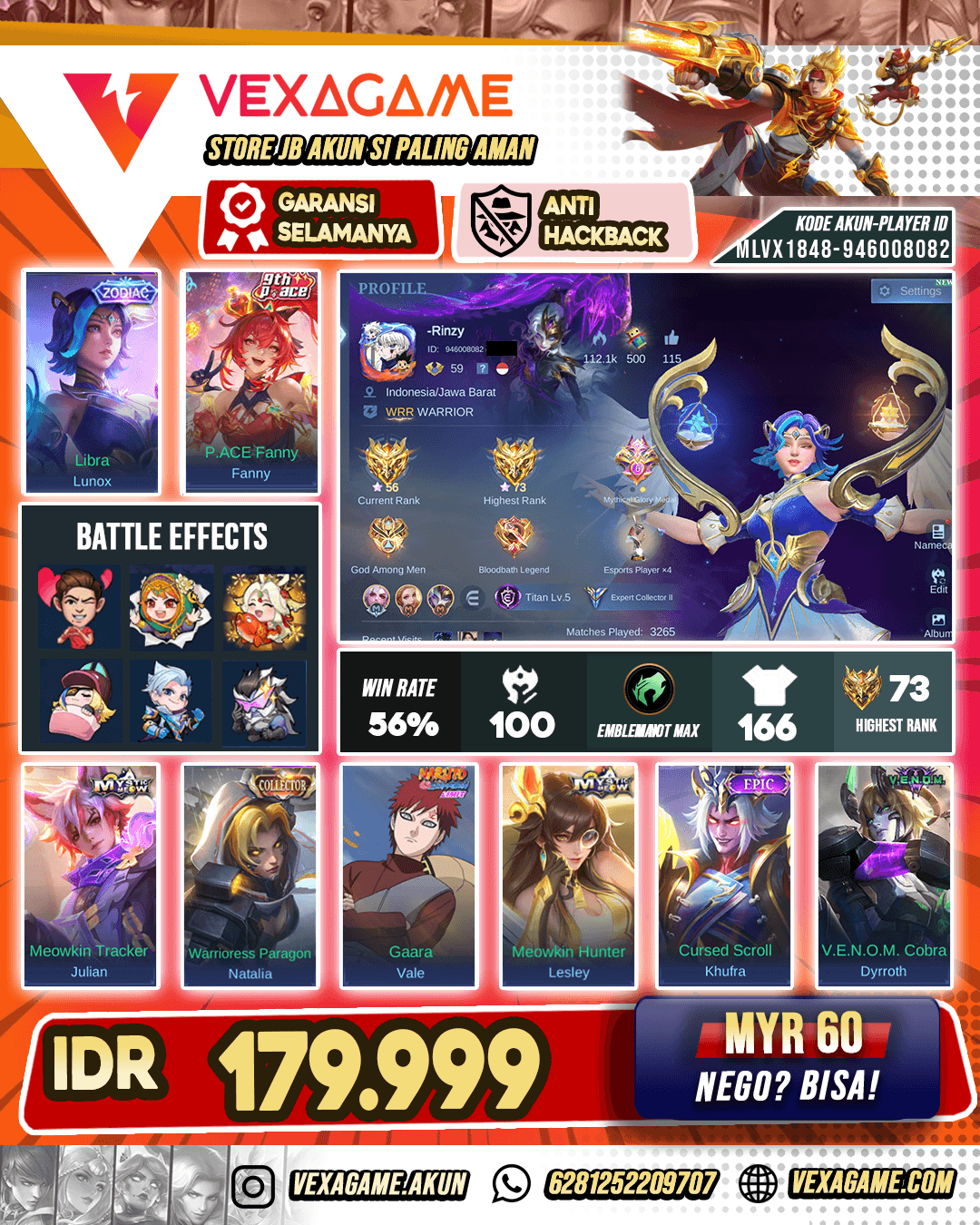 Lunox Zodiac Emblem MAX