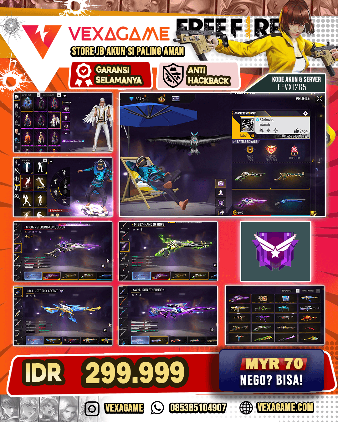 SG 5 RASA | AWM INCUBATOR | M4A1 STORMY | VAULT 400+