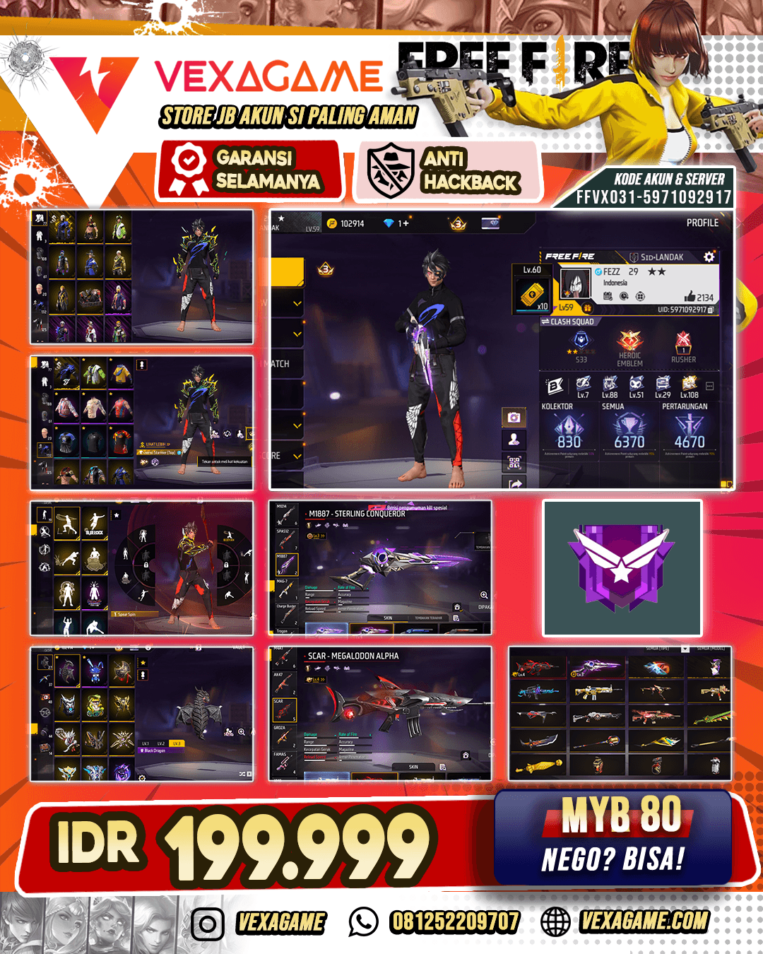 SG Sterling LV 3 | SCAR Megalodon Lv 4
