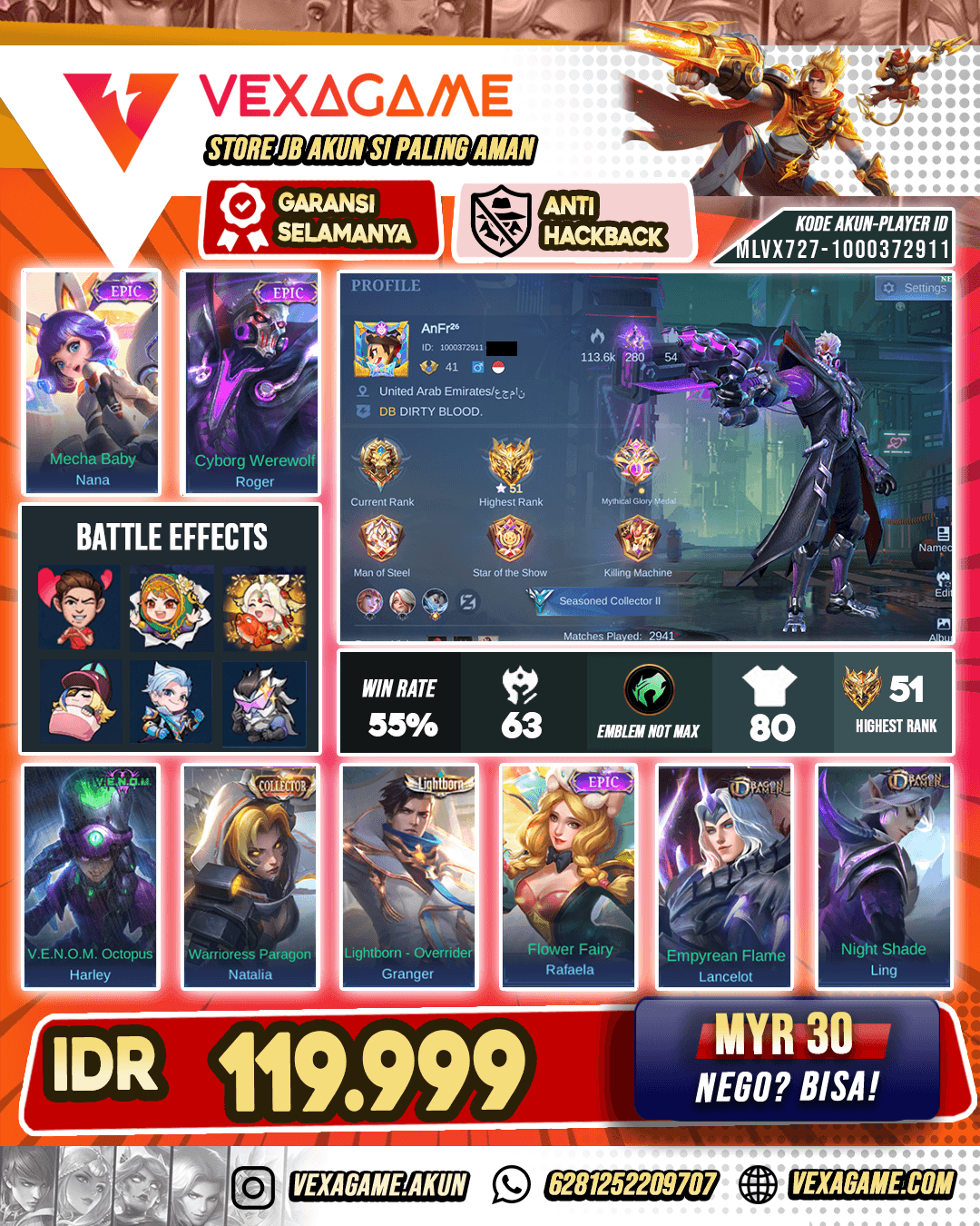 Roger Epic Murah
