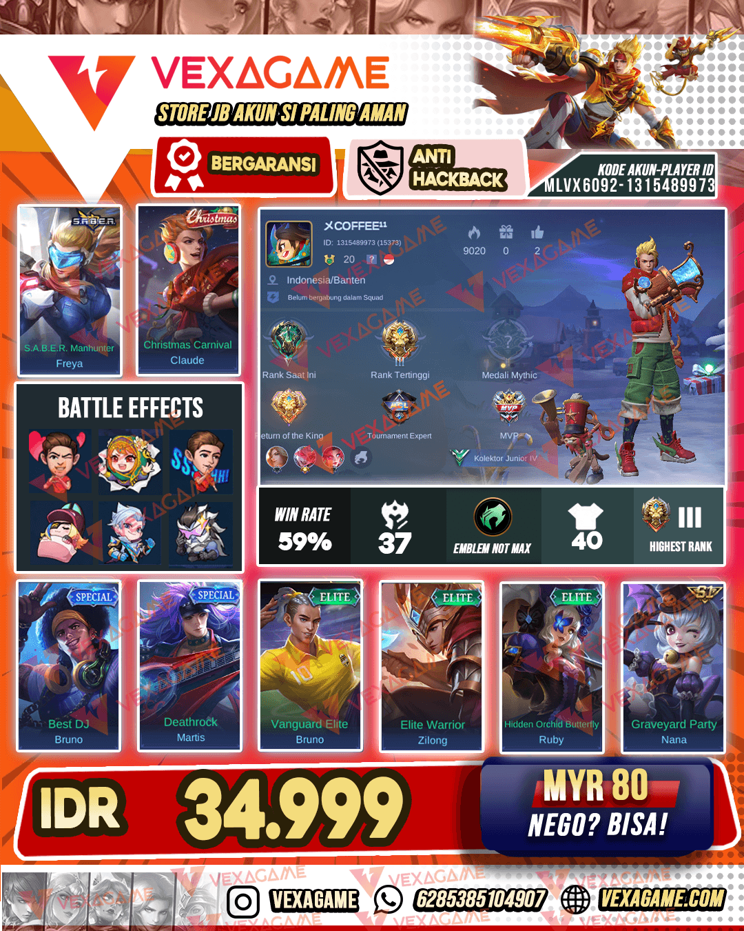 Akun murah