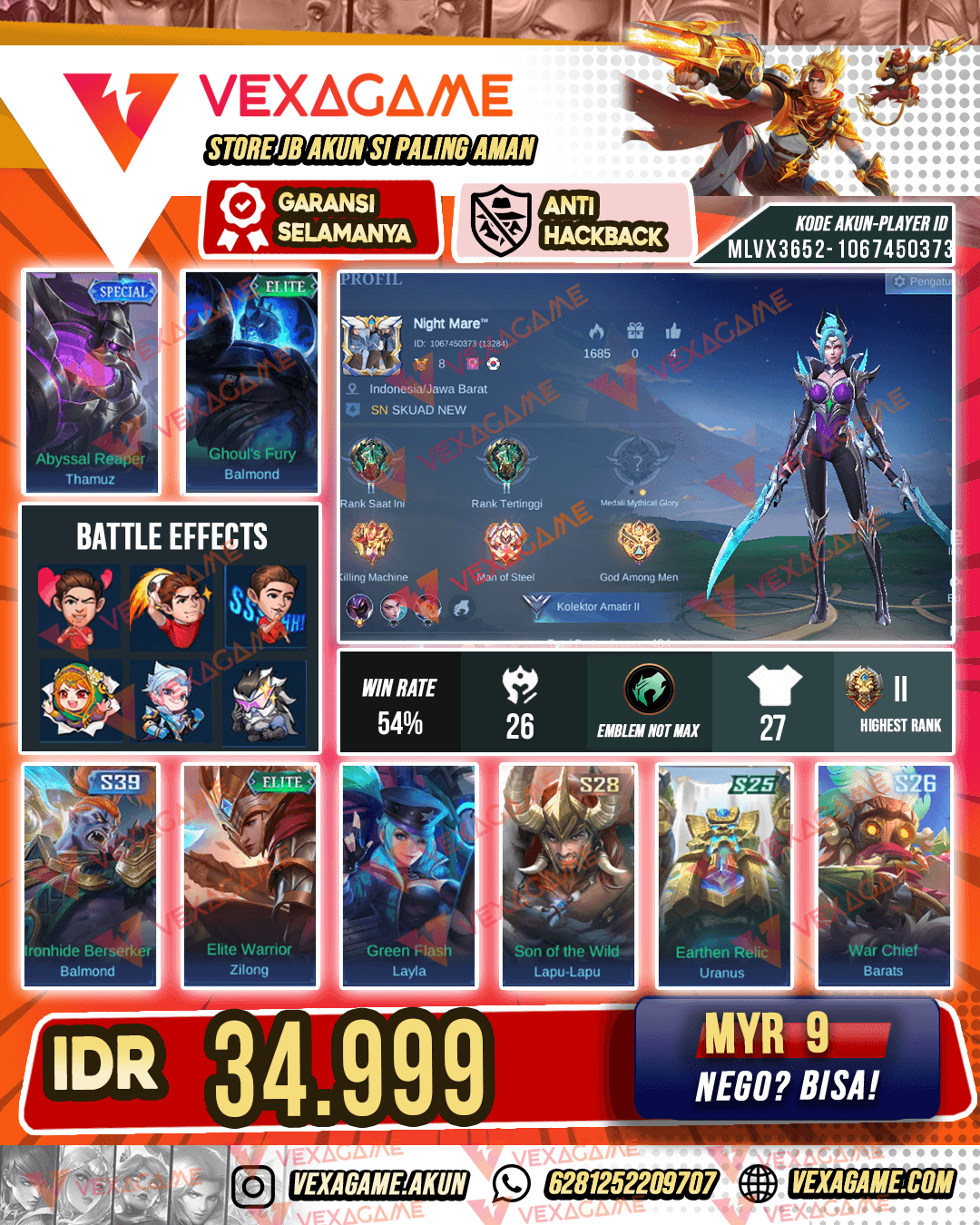 Akun Murah