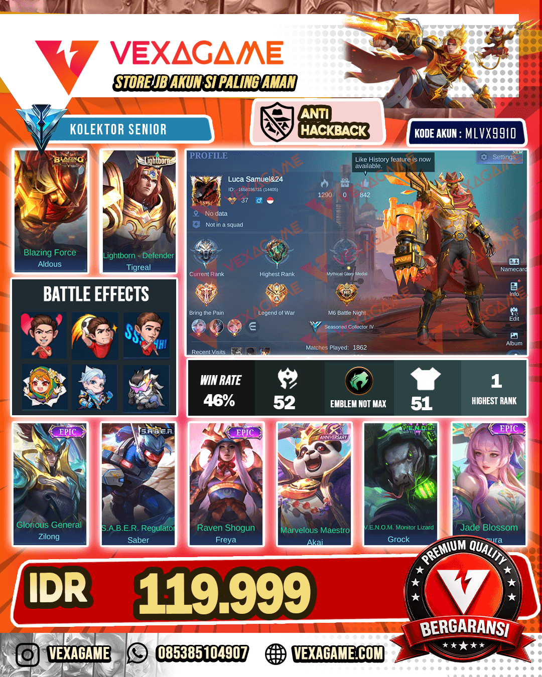 Aldous Blazing | Tigreal Lightborn