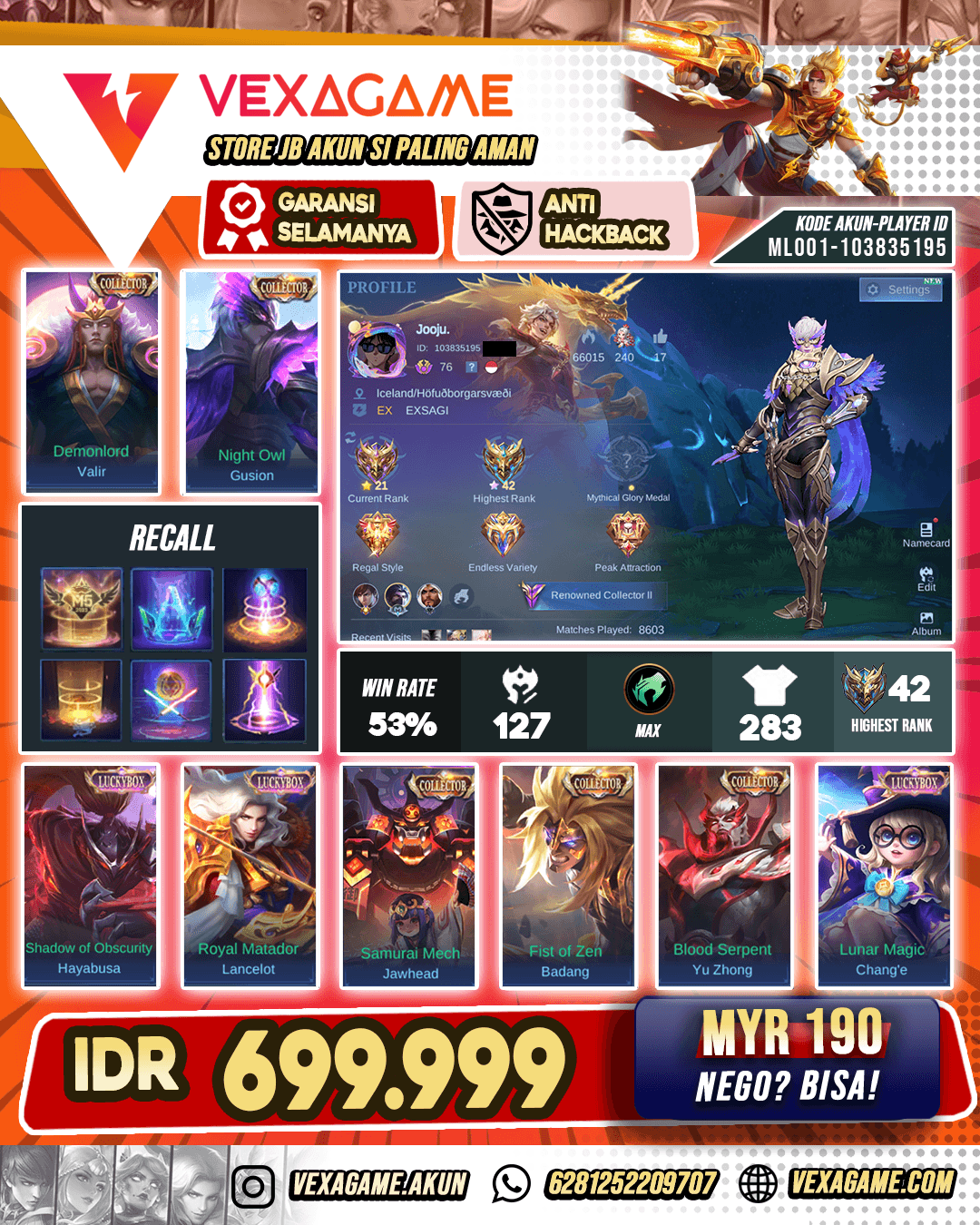 FLASH SALE AKUN KECE