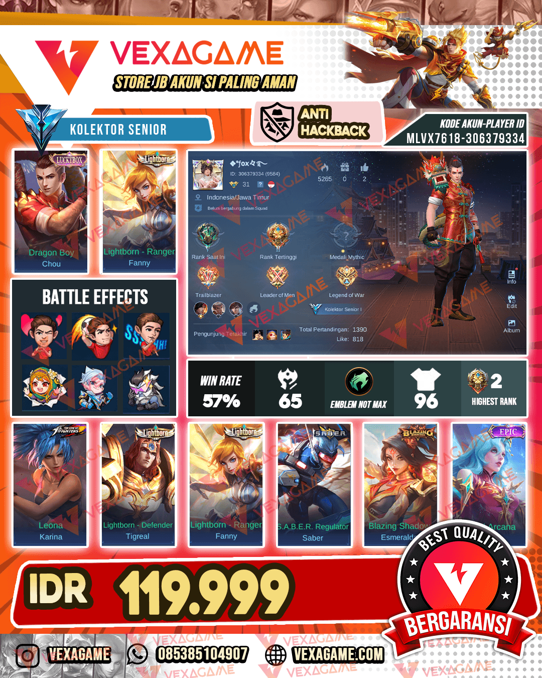 Chou Luckybox | Fanny Lightborn