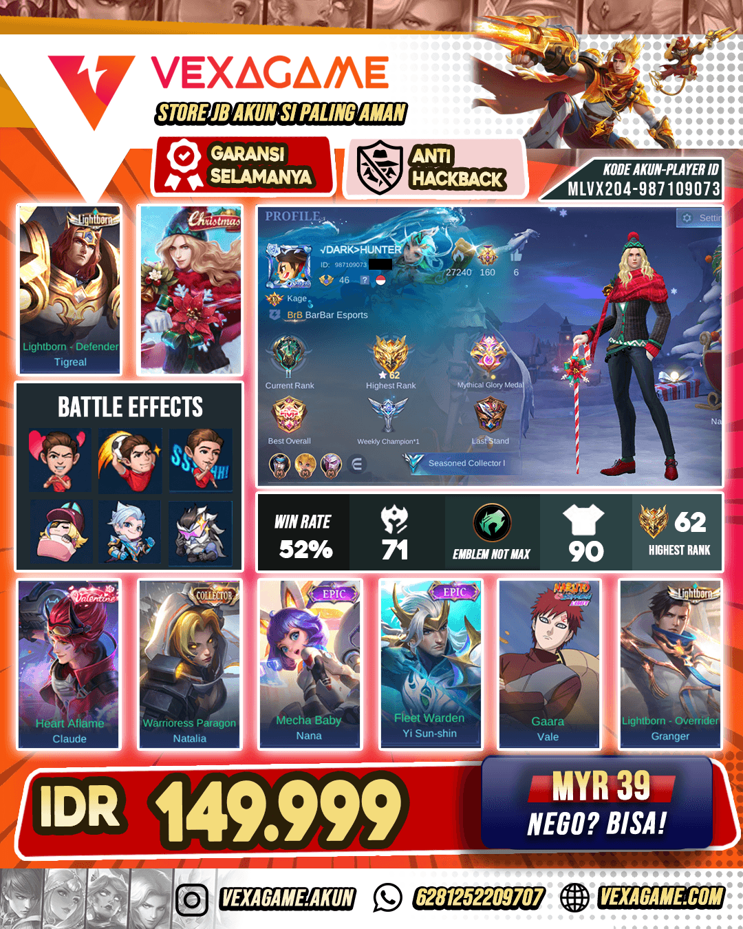 Lancelot Crismast Murah