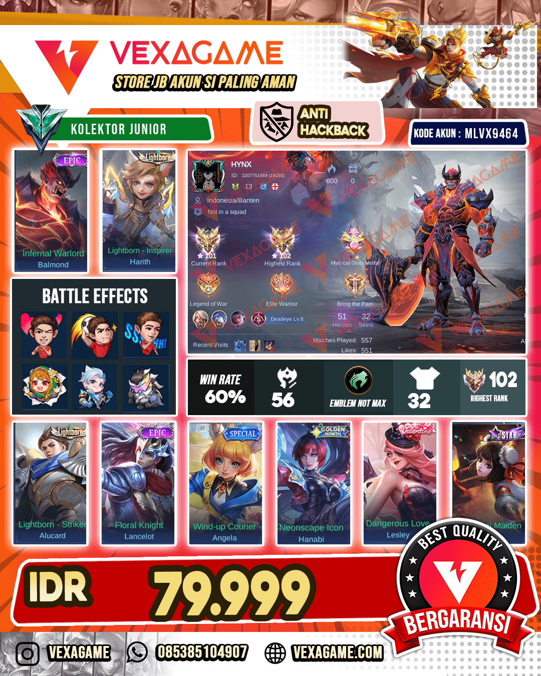 Balmond Epic | Harith Lightborn | Ex Immo