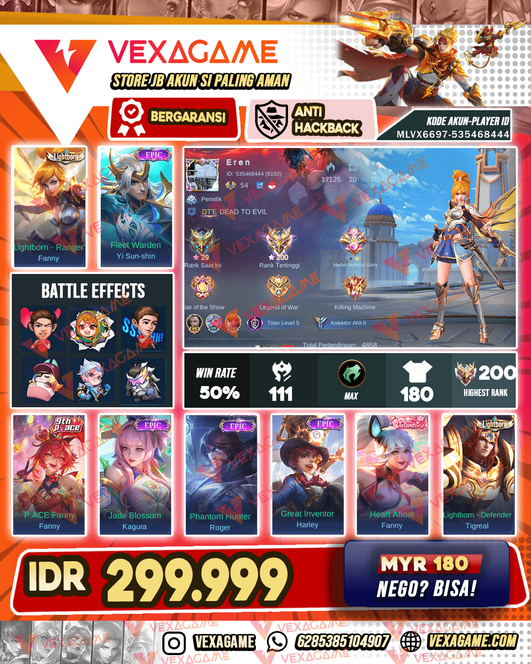 Fanny Lightborn | Yss Epic | Hight RANK