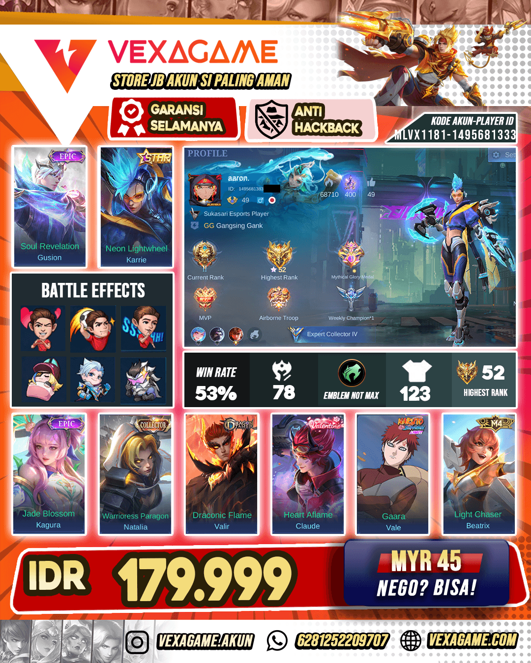 Karrie Star Kuning Murah
