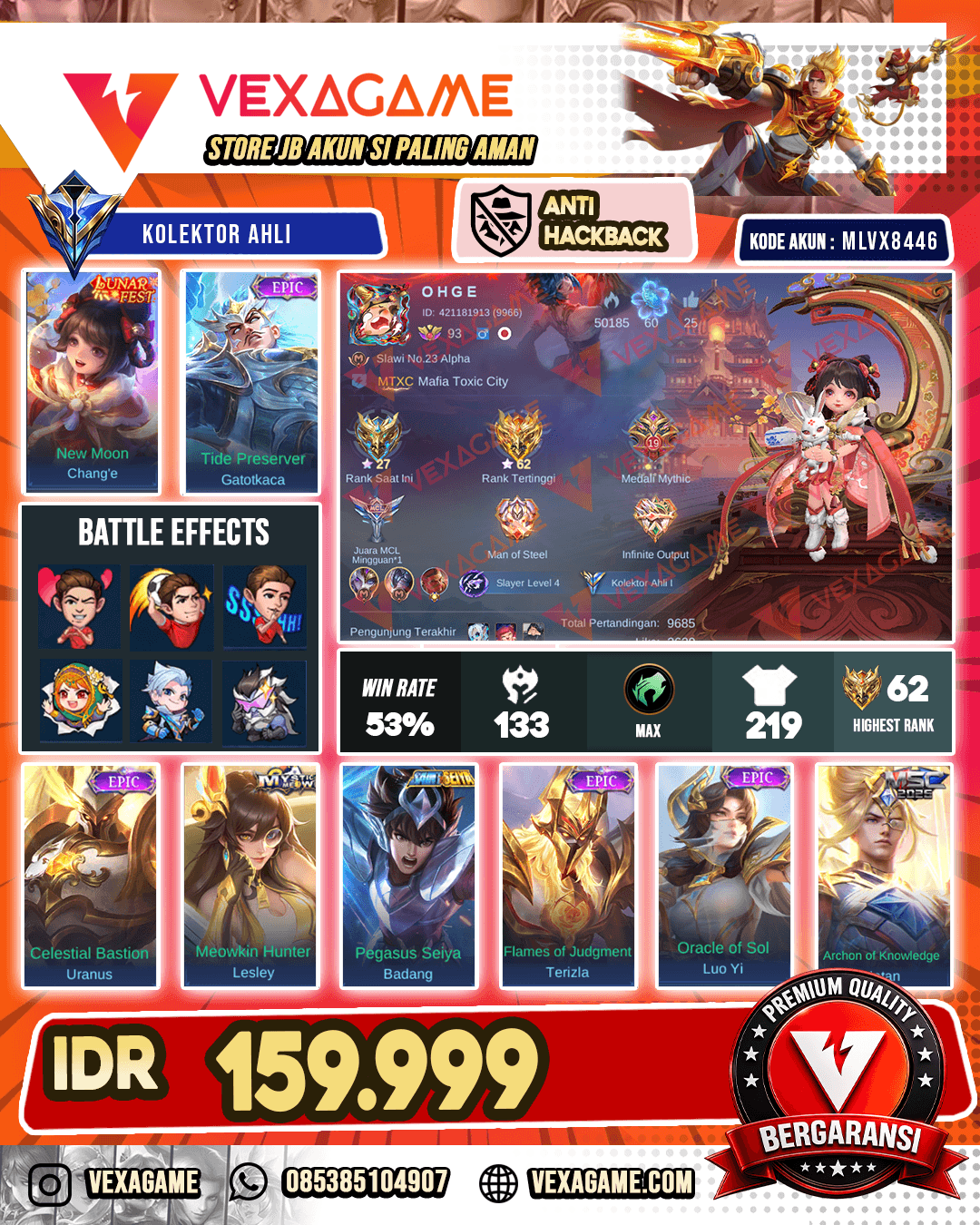 Change Lunar Fest | Gatotkaca Epic