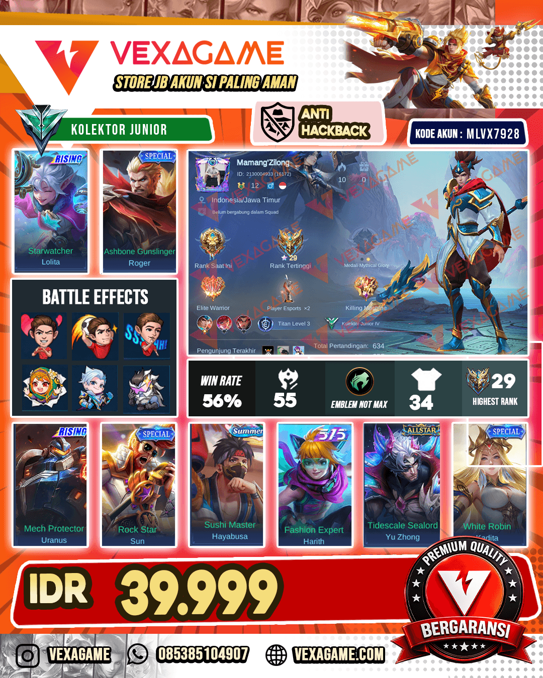 Akun Murah Harga Pelajar