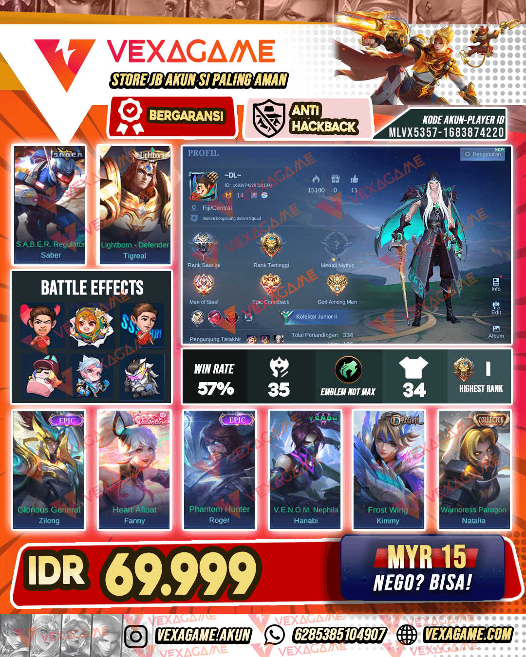 Akun Murah Harga Pelajar