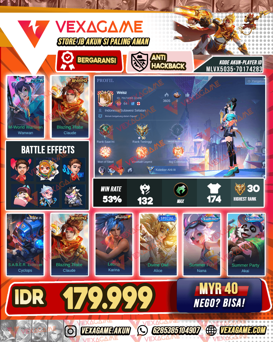Wanwan M World | Hero MAX | Emblem MAX
