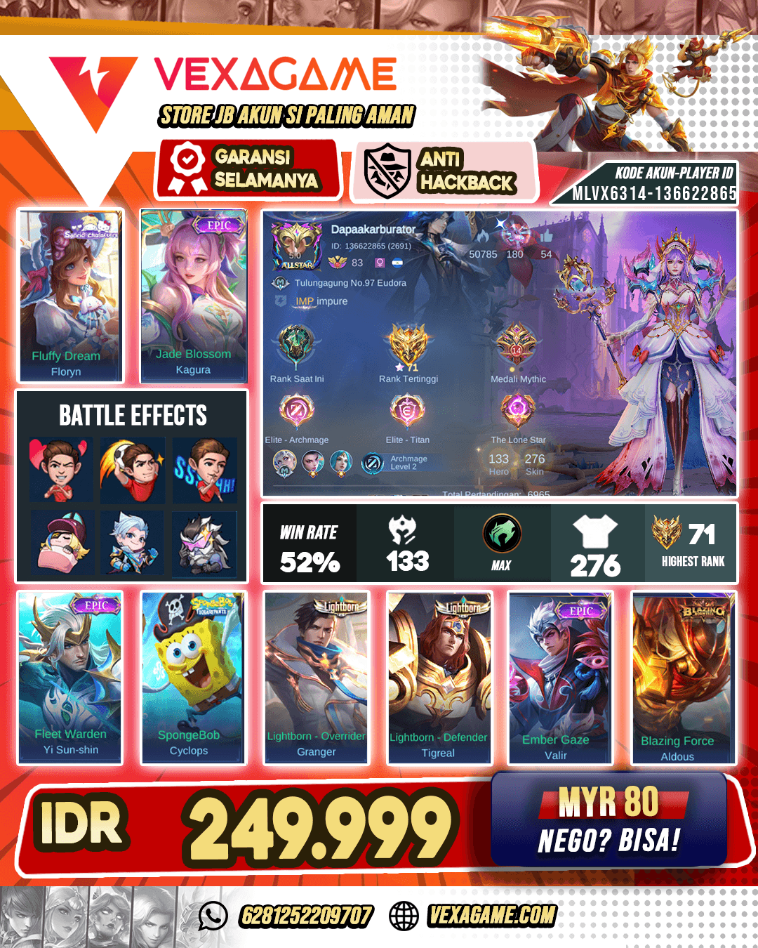 Vexana Epic | Floryn Sunrio | Emblem & Hero MAX