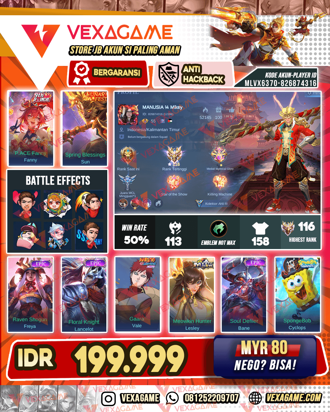 Sun Lunar Fest | Ling Dragon Tamer | Ex Immp