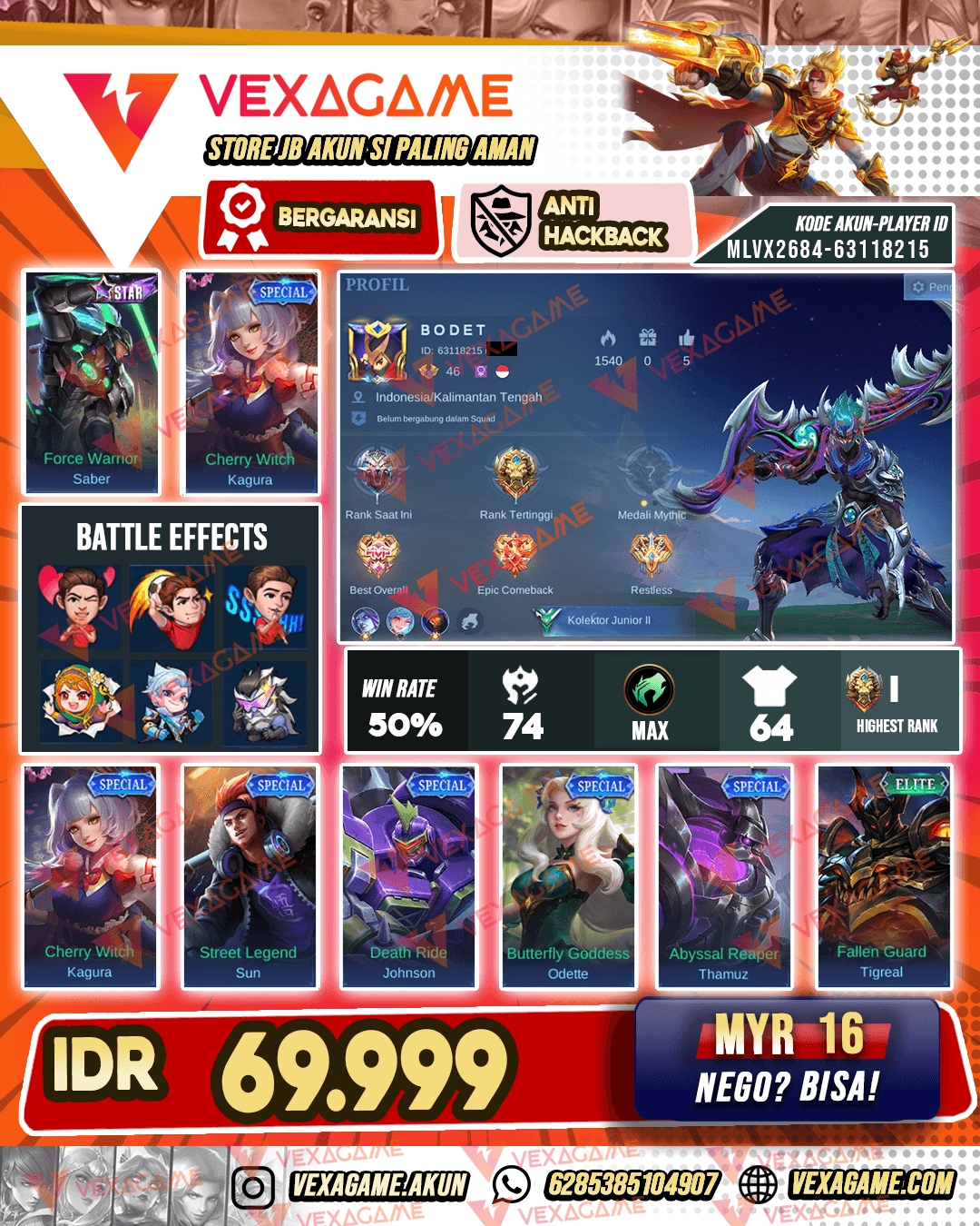 Akun Murah | Emblem MAX