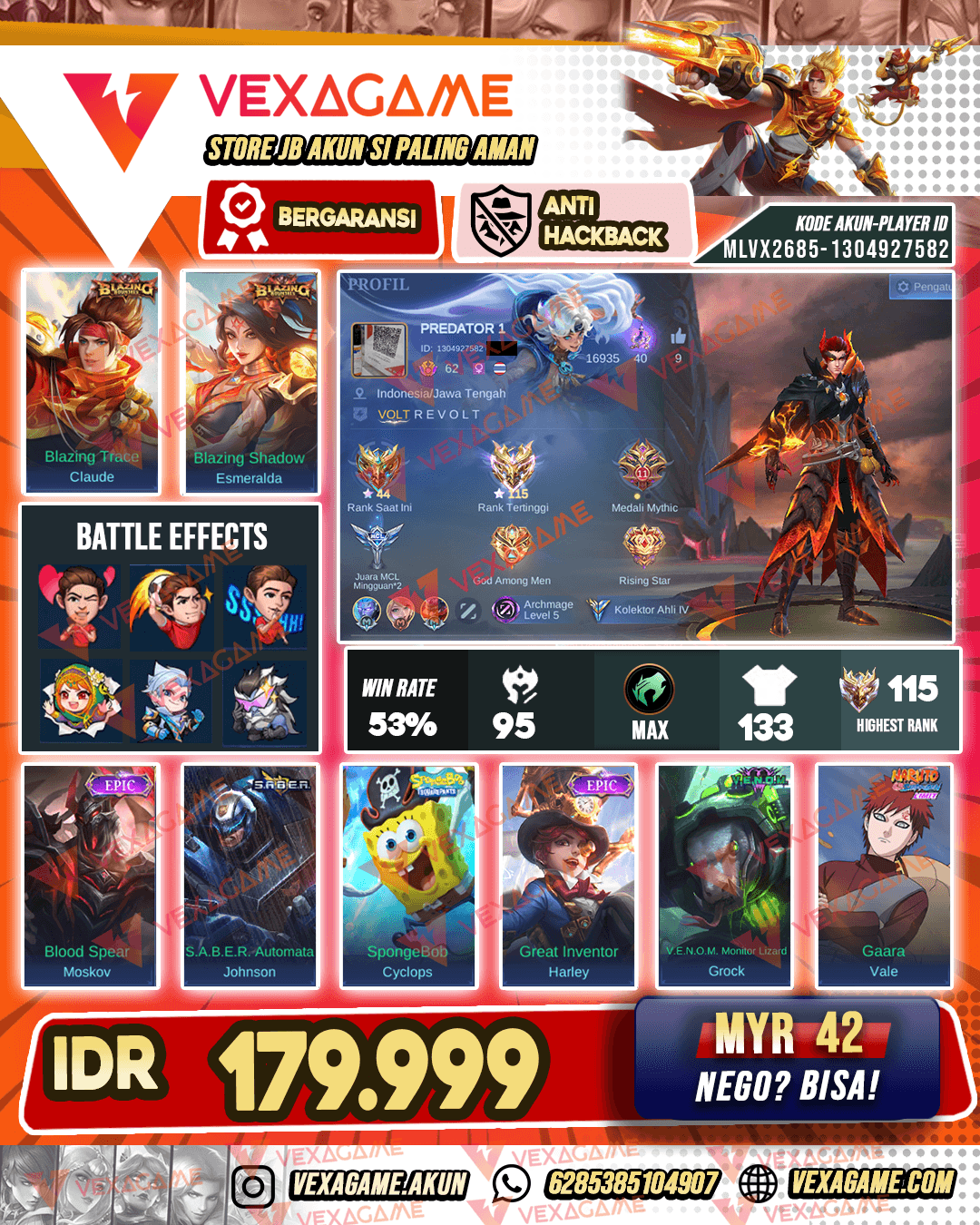 Esmeralda Blazing X Claude Blazing | Emblem MAX | Ex Immortal