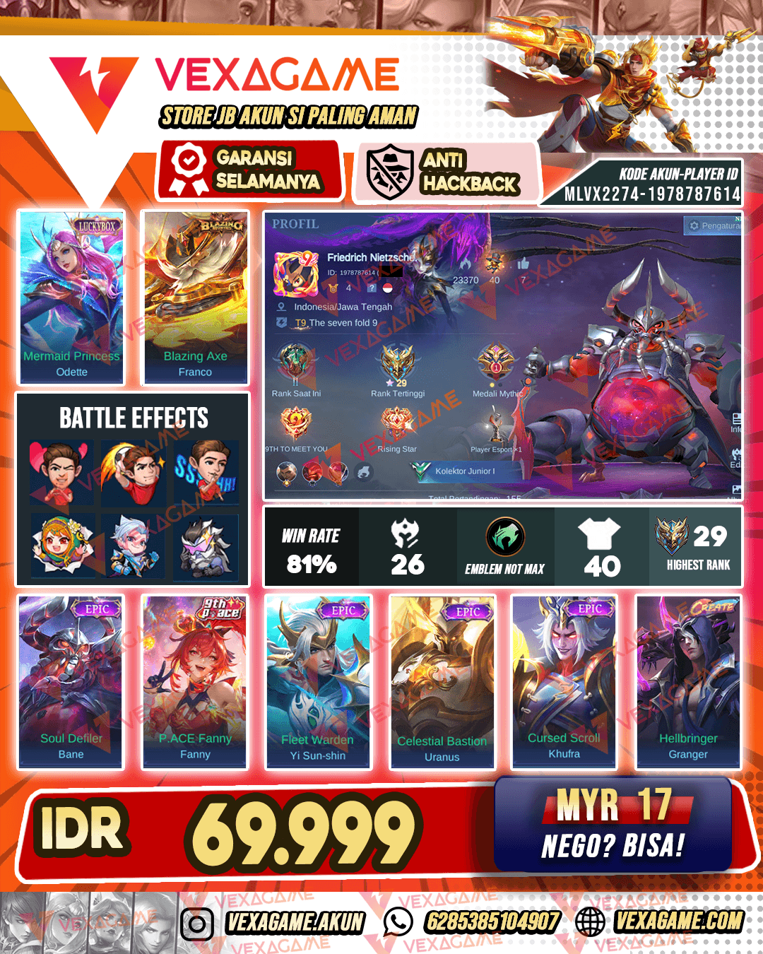 Odette Luckybox Polosan | WR Cakep