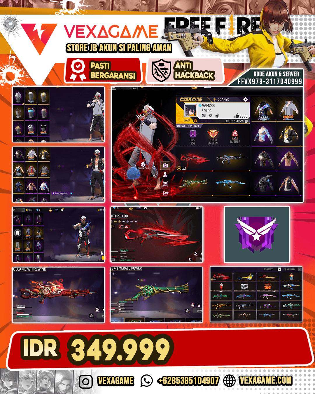 ( KENA VERIF ) Purple Shade Head | Celana Angel | Backpack Ramadhan | M4A1 Stormy Ascent | Ak47 2 Rasa | SCAR 2 Rasa | AC80 Phantasmal Grasp | M60 Volcanic Whirldwind | MP40 2 Rasa | SG Scorpio Lv MAX | Vault 200+