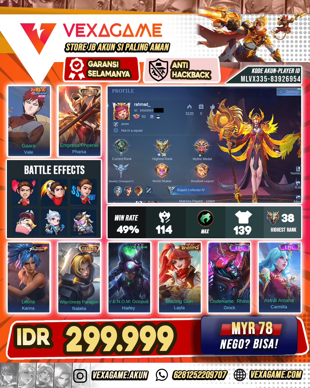Parsha Collector Murah
