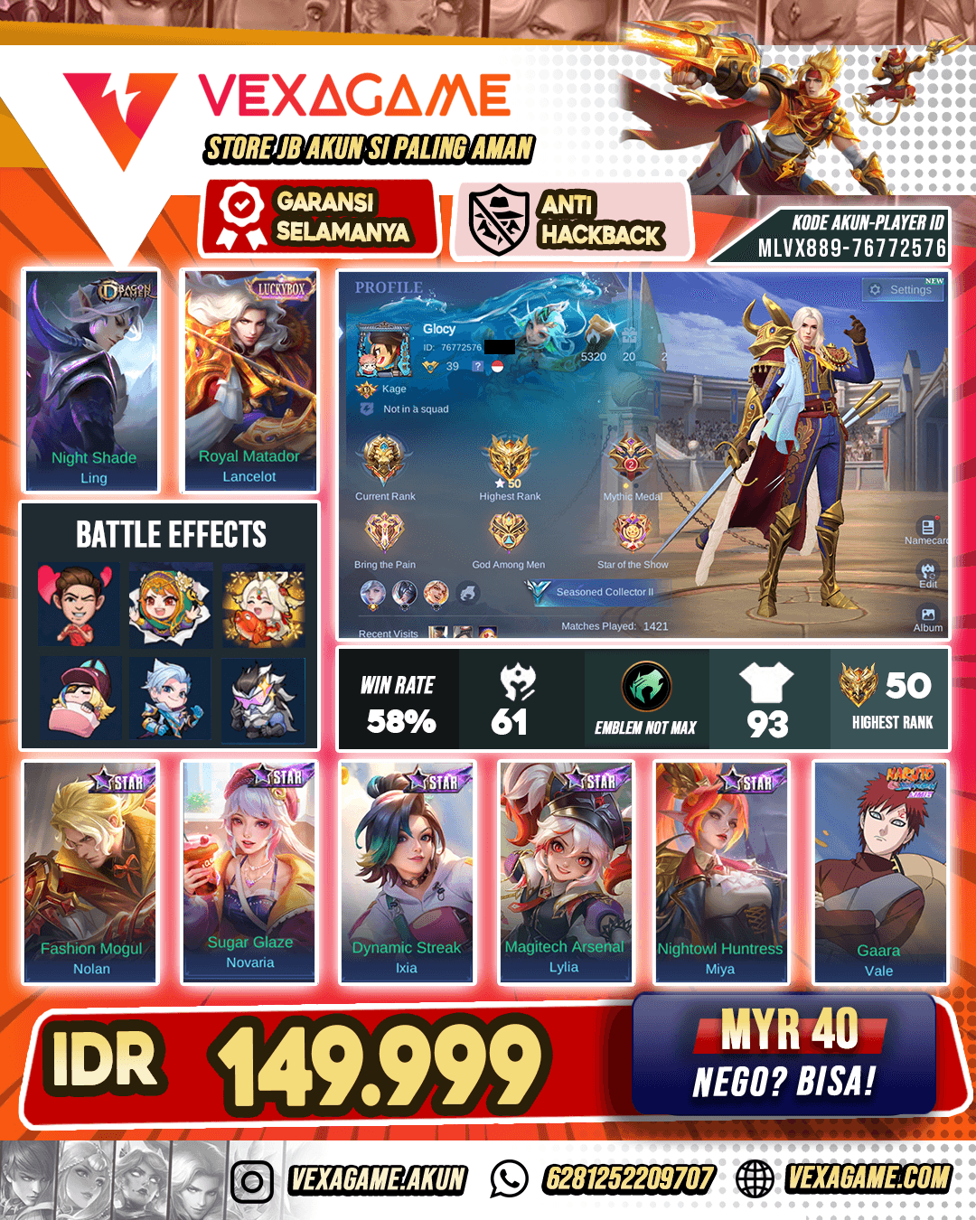 Lancelot Luckybox Murah