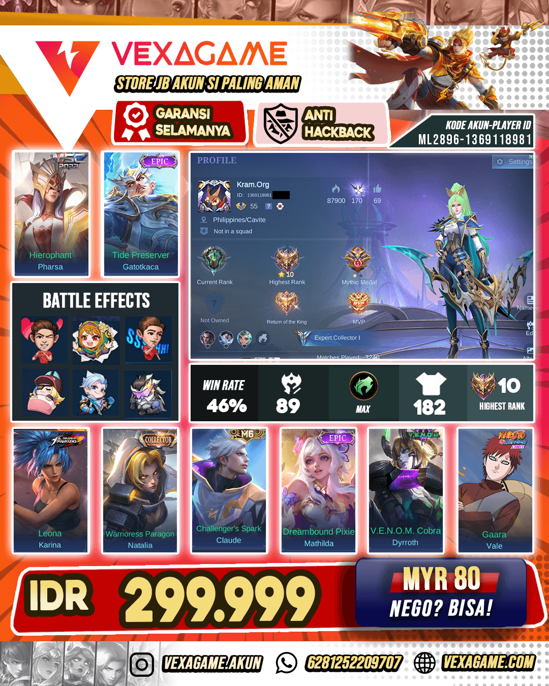 CUCI GUDANG !! Miya Starlight Murah (ML2896 kena hb diganti MLVX2039)