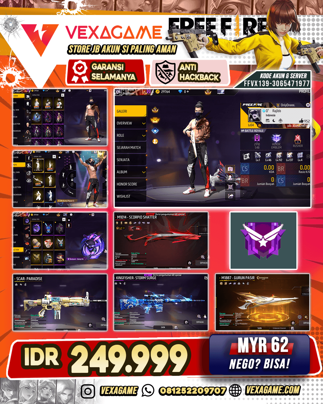 SG Scorpio Shatter Lv 4 | SG Gurun | Cup Ramen Bundle |  Minato Bundle