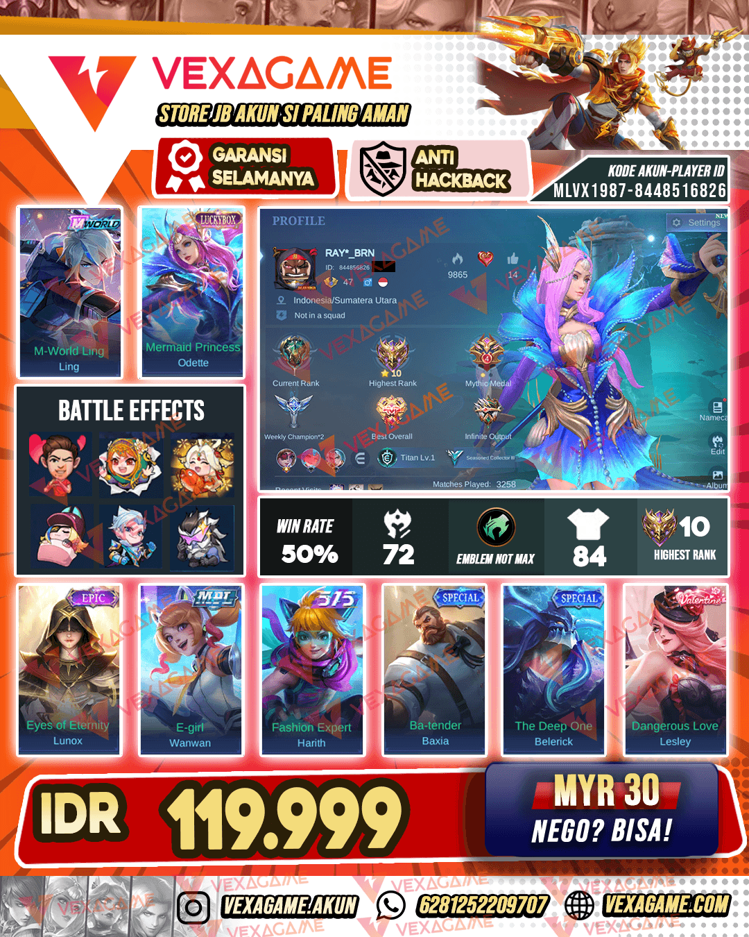 Odette Luckybox | Ling Mworld